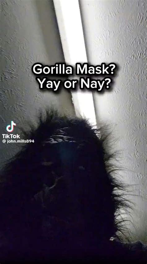 gorilla mask yay or nay.